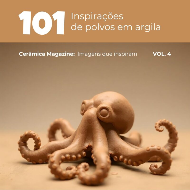 101 Inspirações de polvos em argila